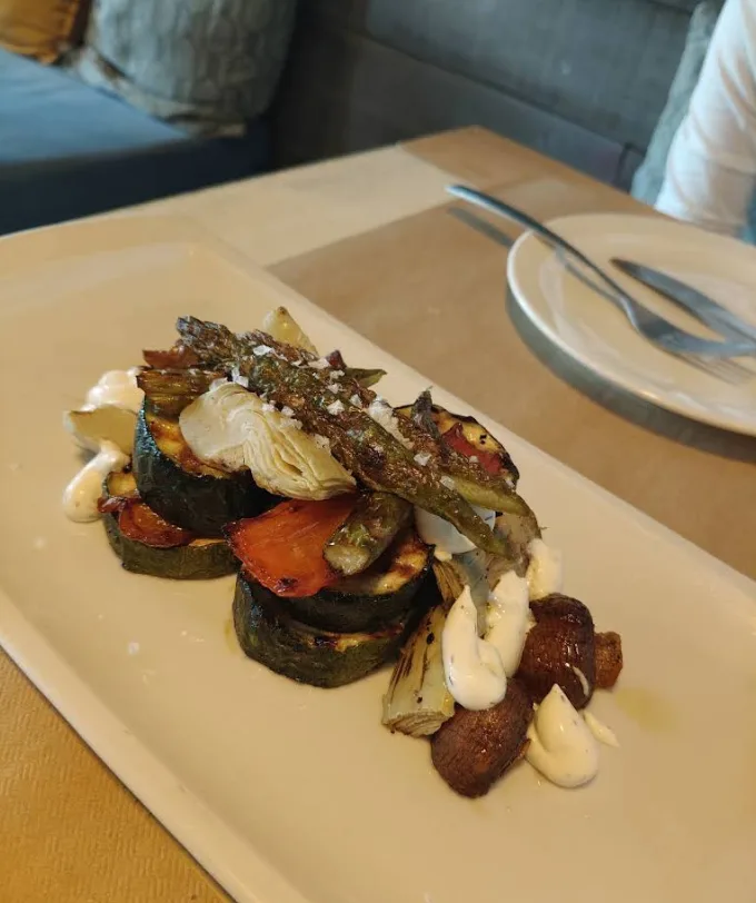Torre de verduras a la plancha